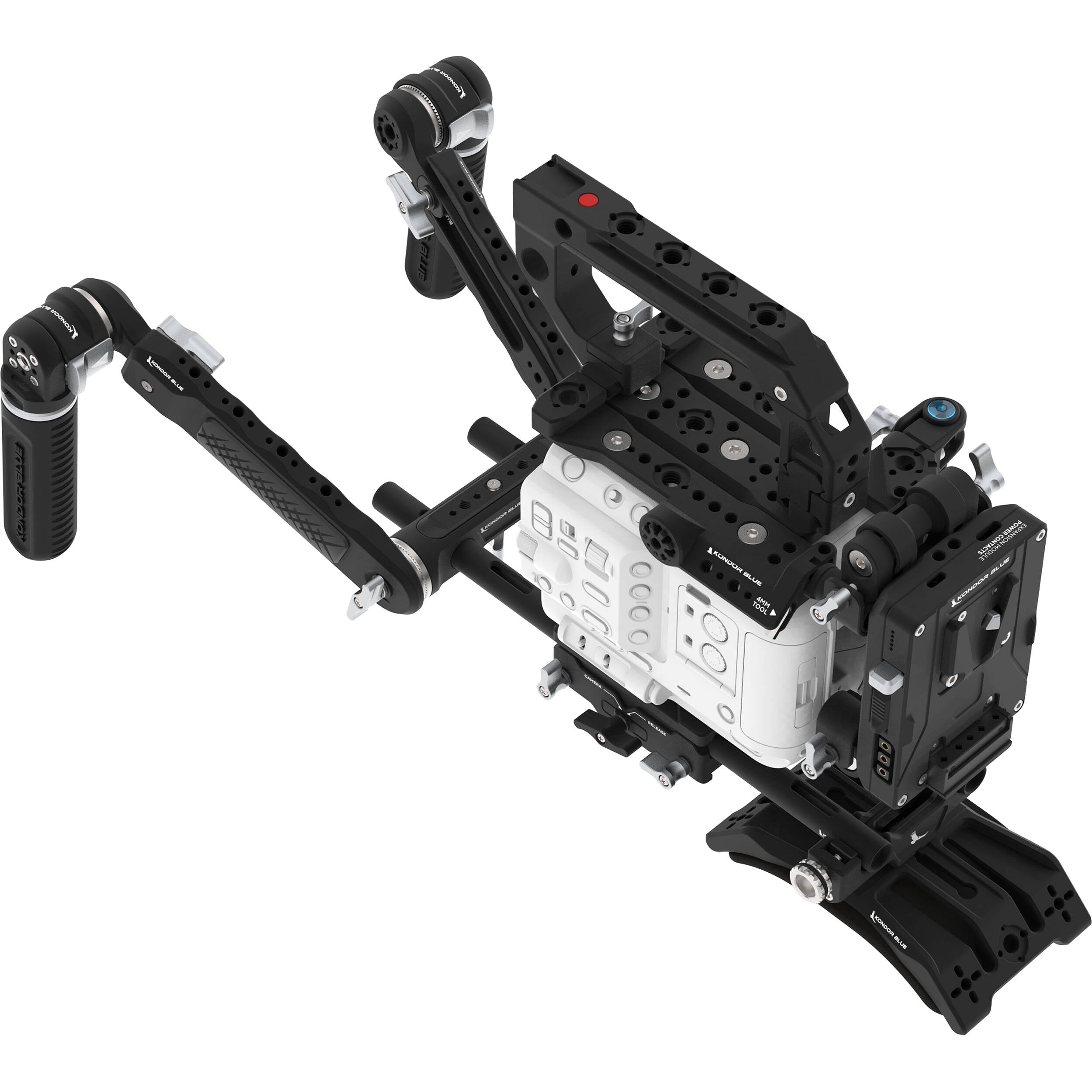 Kondor Blue Ultimate Rig MKII for Sony FX6 (Raven Black, V-Mount)