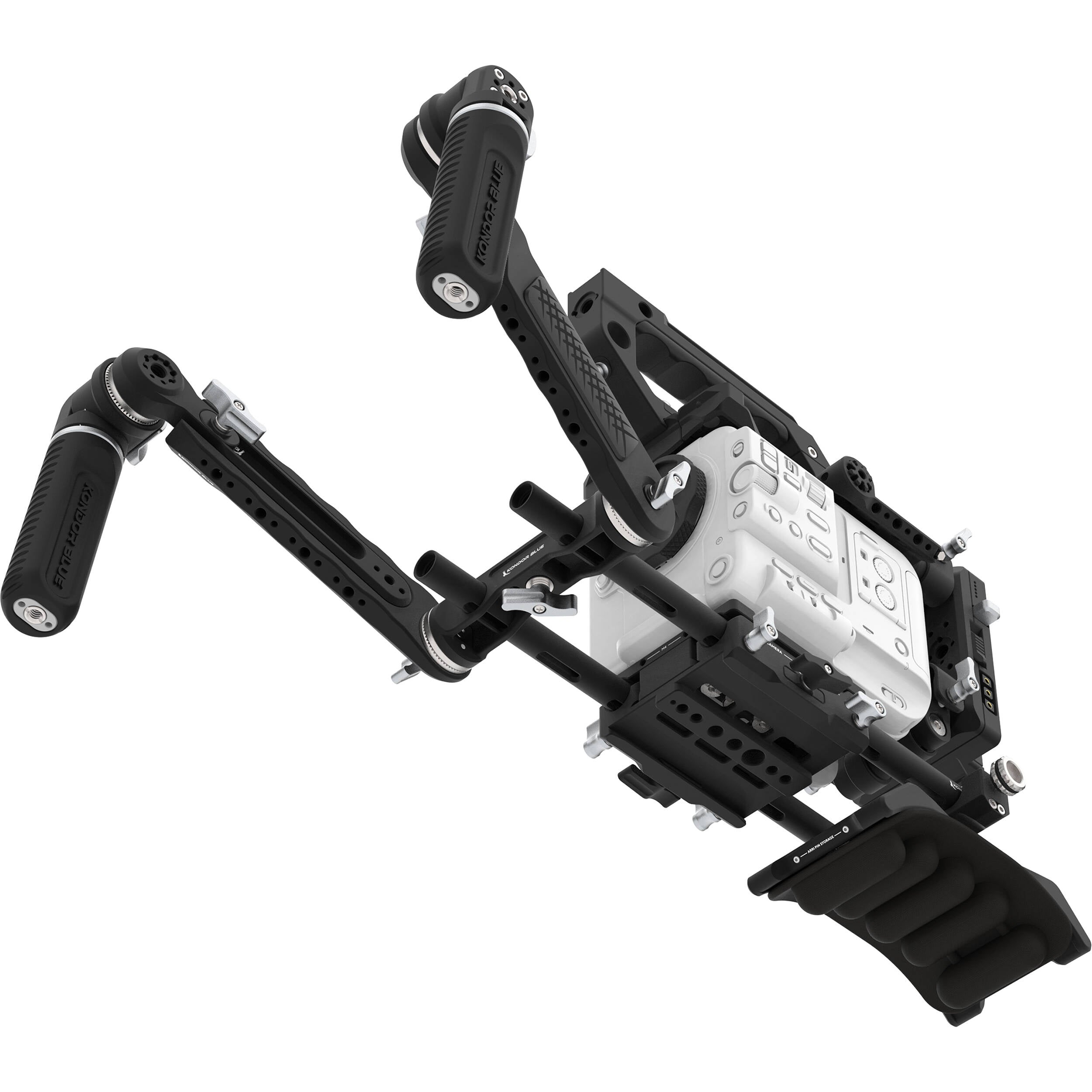 Kondor Blue Ultimate Rig MKII for Sony FX6 (Raven Black, V-Mount)