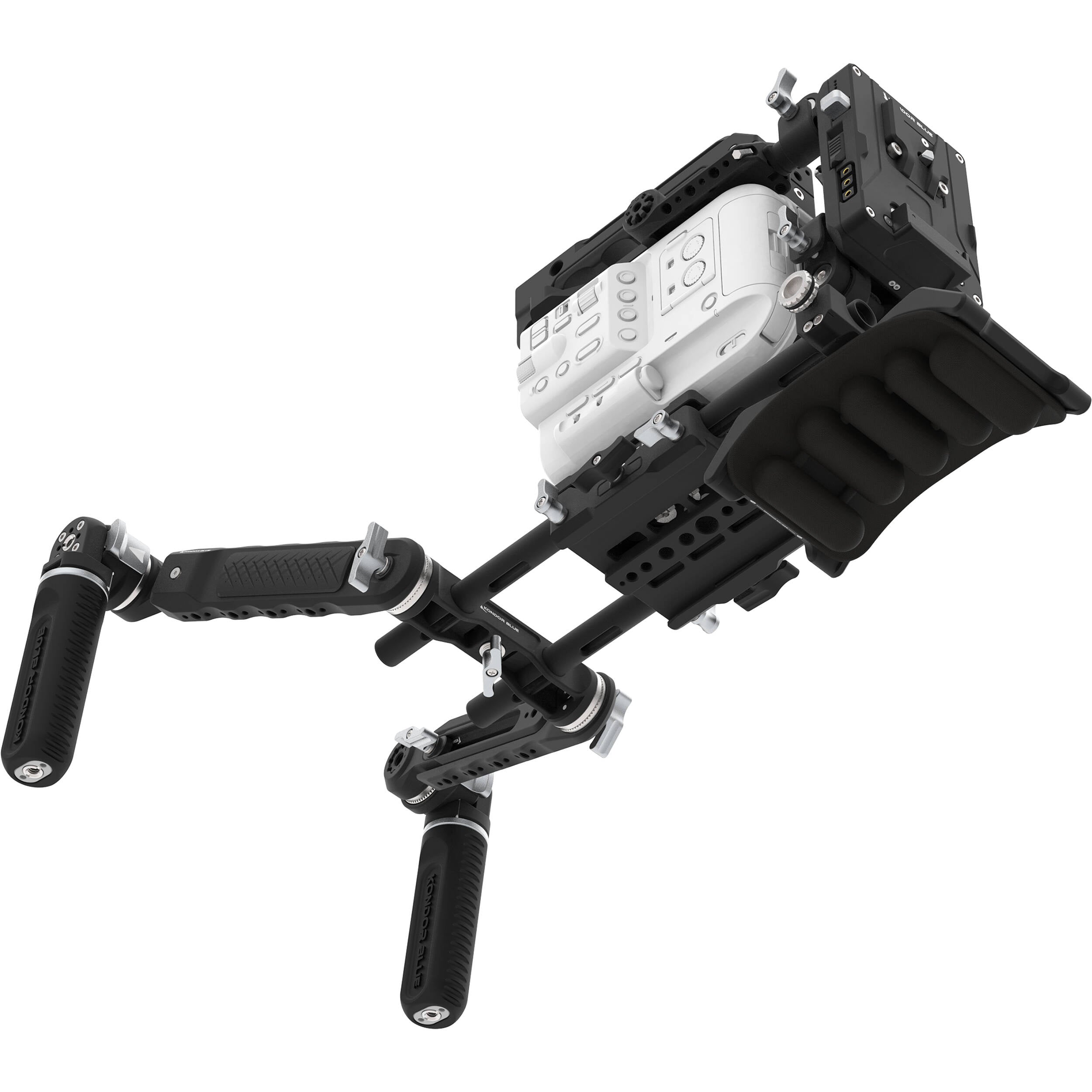 Kondor Blue Ultimate Rig MKII for Sony FX6 (Raven Black, V-Mount)
