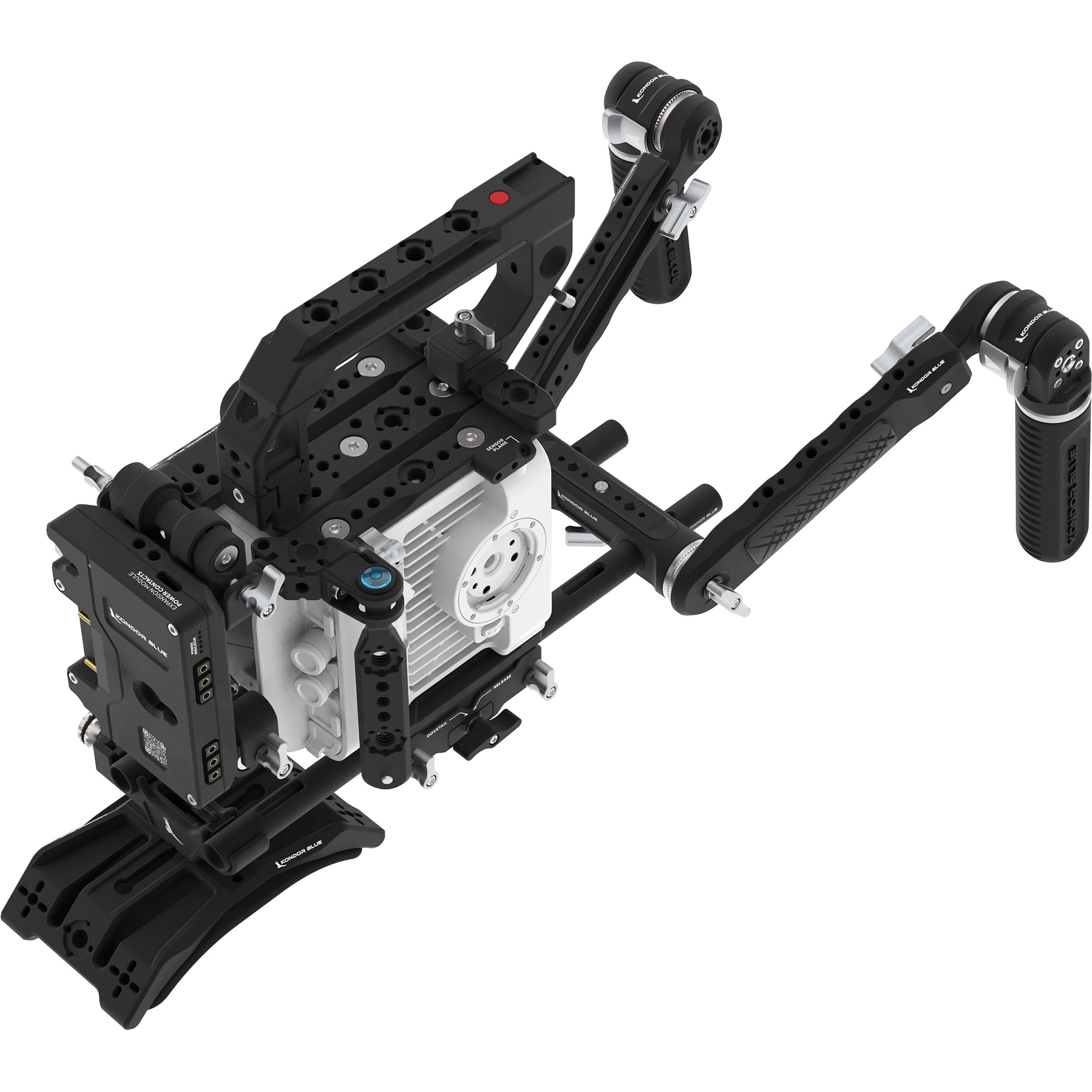 Kondor Blue Ultimate Rig MKII for Sony FX6 (Raven Black, Gold Mount)