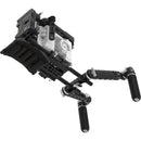 Kondor Blue Ultimate Rig MKII for Sony FX6 (Raven Black, Gold Mount)
