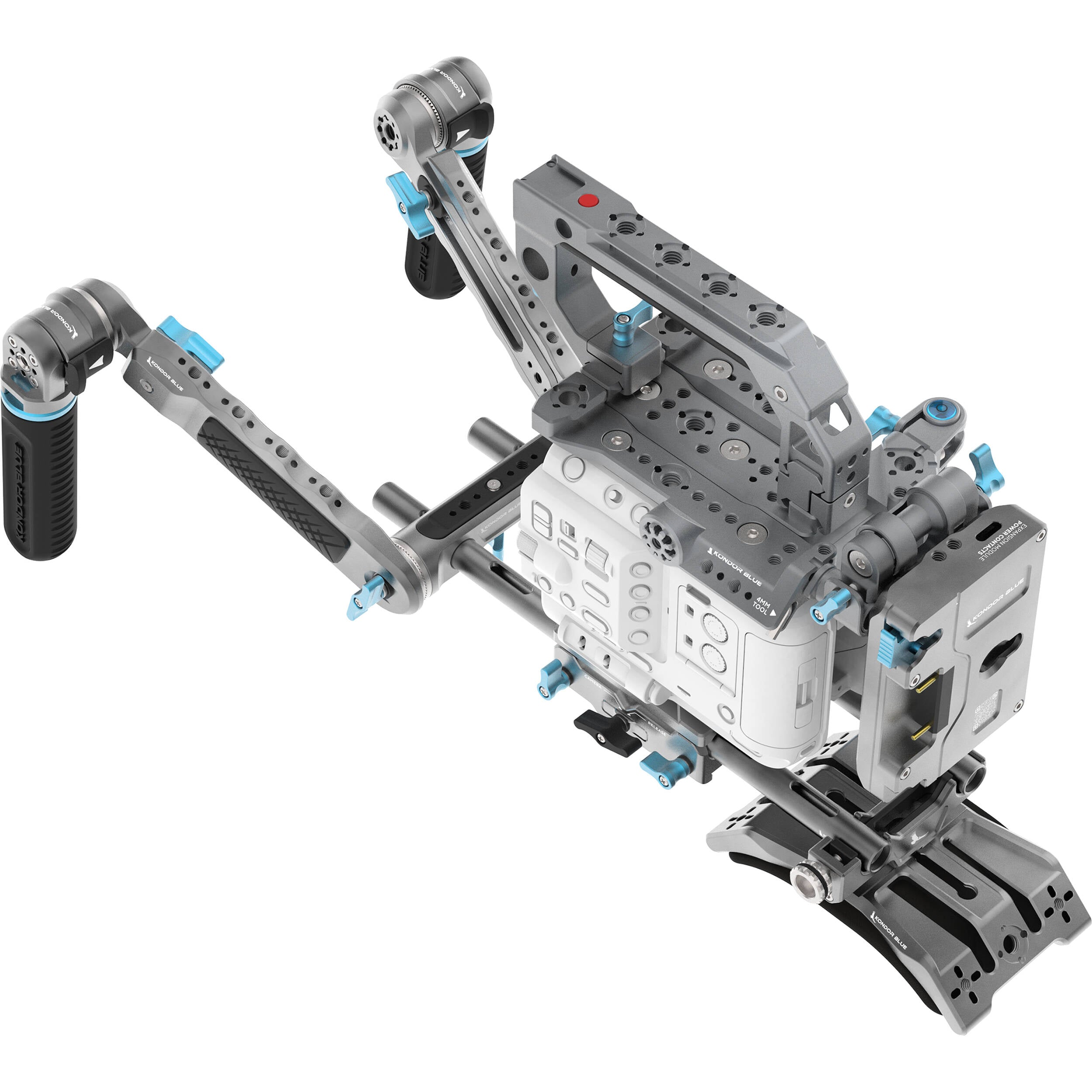 Kondor Blue Ultimate Rig MKII for Sony FX6 (Space Gray, Gold Mount)