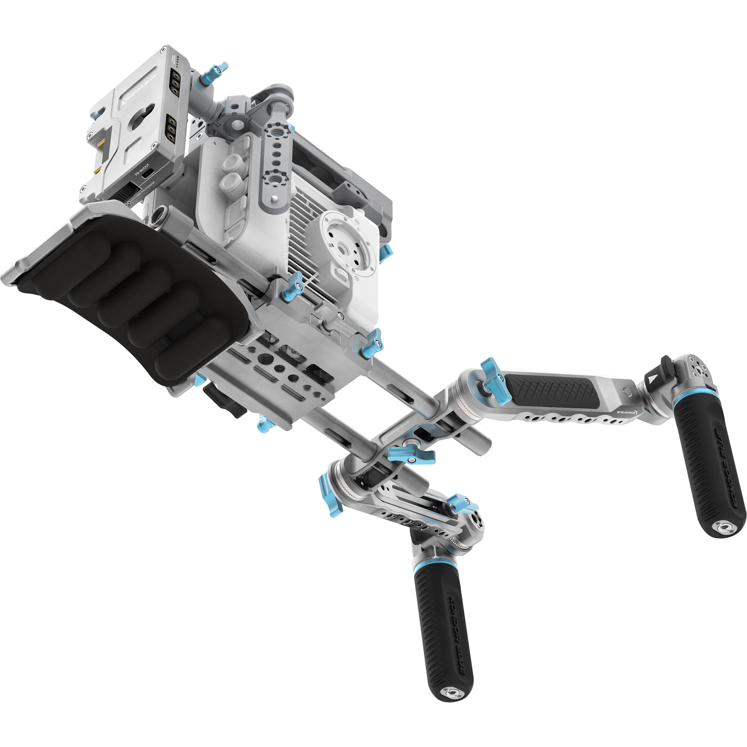 Kondor Blue Ultimate Rig MKII for Sony FX6 (Space Gray, Gold Mount)
