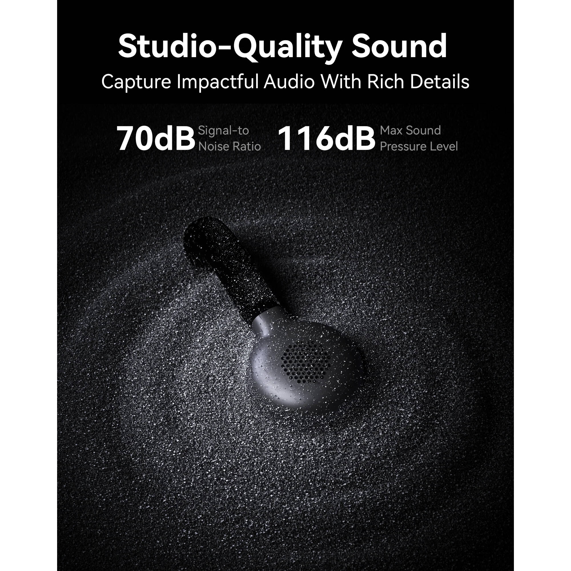 Hollyland LARK M2S DUO 2-Person Wireless Microphone System with USB-C Connector for Mobile Devices (2.4 GHz, Space Gray)