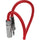 Kondor Blue Mini-XLR Male to Locking 3.5mm Stereo Cable for BMPCC 6K/4K & Canon C70 (Red)