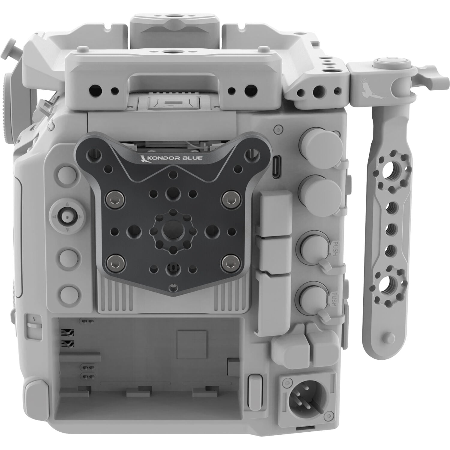 Kondor Blue Back Plate for Canon EOS C400 (Space Gray)