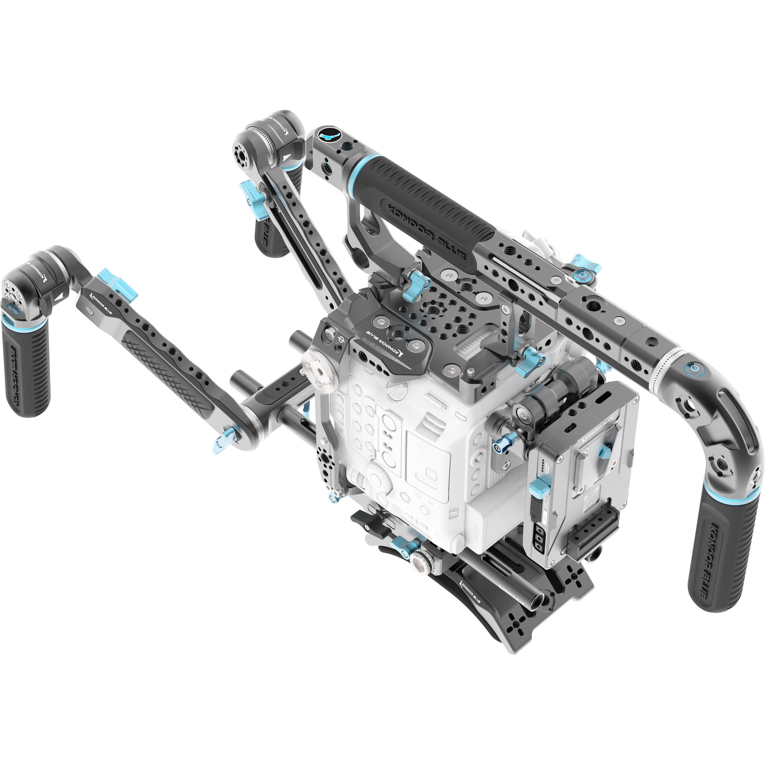 Kondor Blue Ultimate Cage Rig with Battery Plate for Canon EOS C400 (V-Mount, Space Gray)