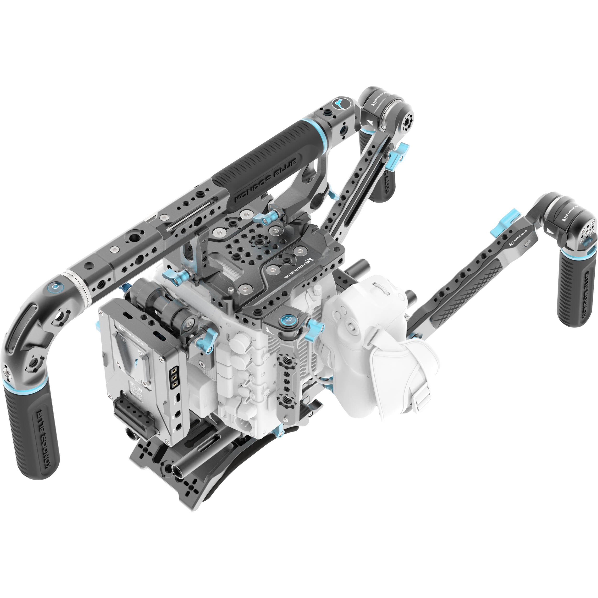 Kondor Blue Ultimate Cage Rig with Battery Plate for Canon EOS C400 (V-Mount, Space Gray)
