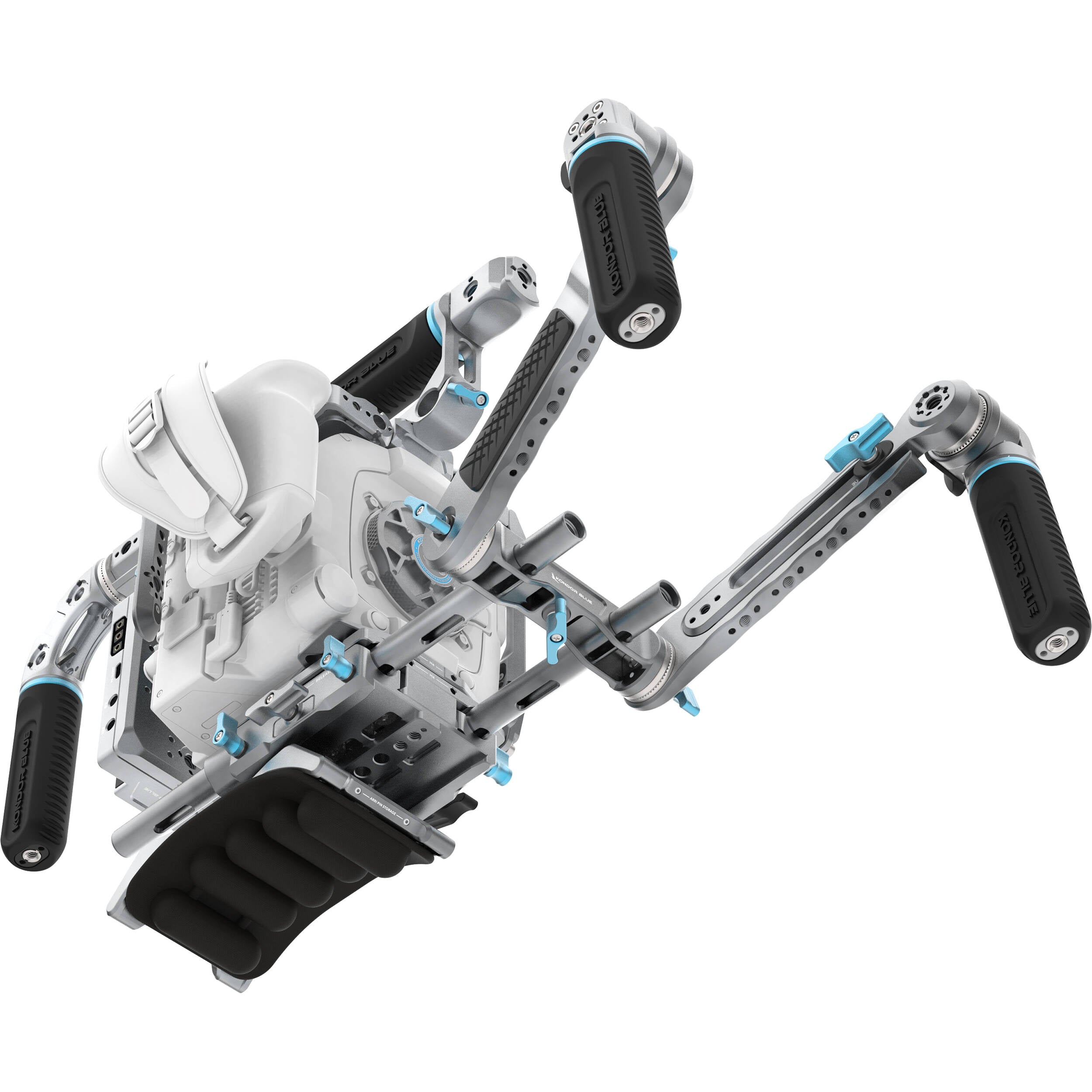 Kondor Blue Ultimate Cage Rig with Battery Plate for Canon EOS C400 (V-Mount, Space Gray)