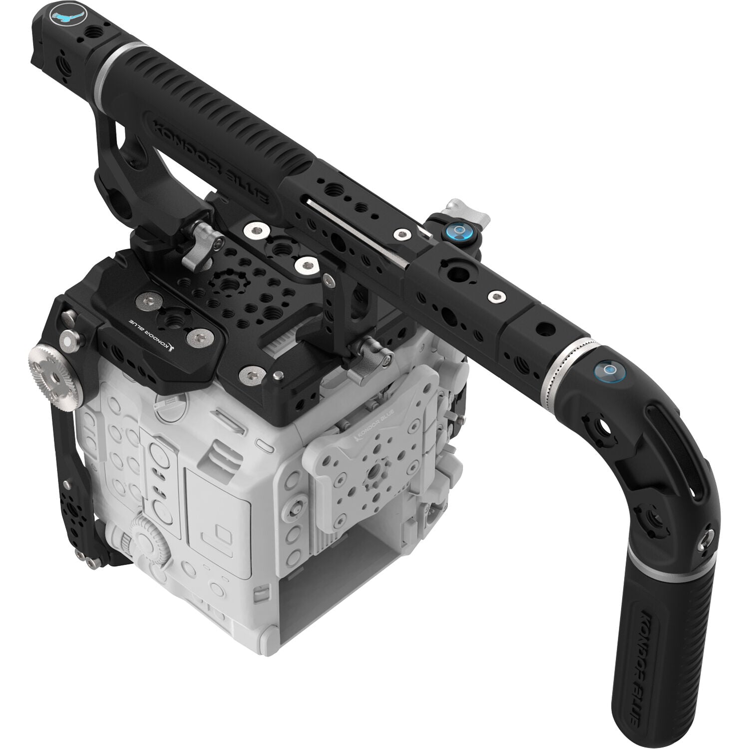 Kondor Blue Camera Cage with Hollywood Handle for Canon EOS C400 (Raven Black)