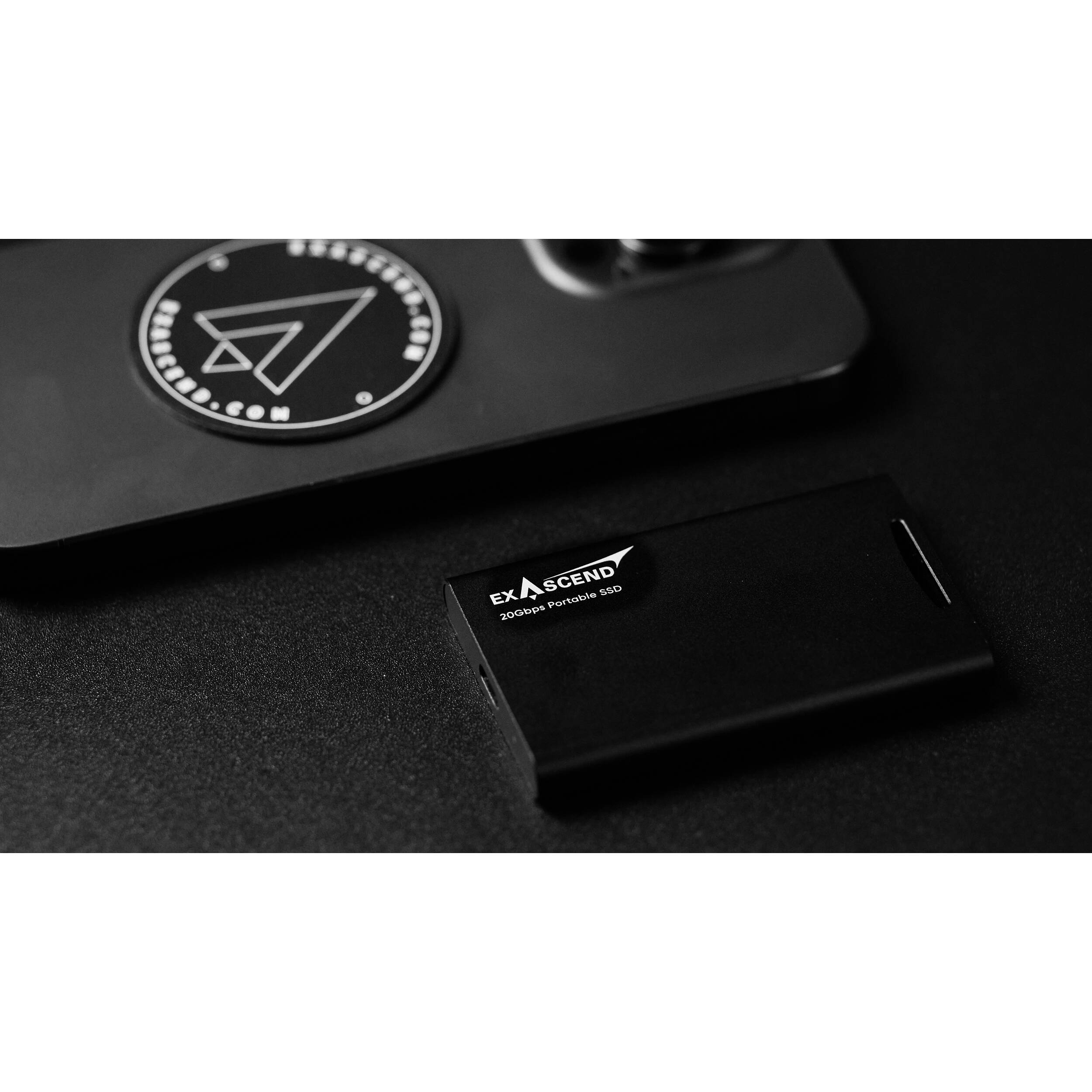 Exascend 2TB Element USB 3.2 Gen 2x2 Portable SSD (Black)