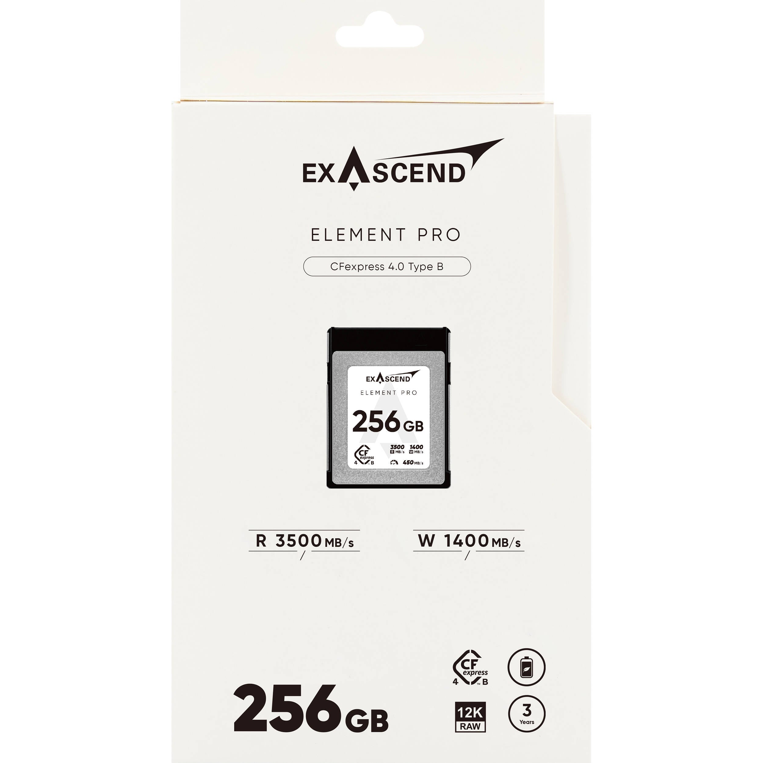 Exascend 256GB Element Pro CFexpress 4.0 Type B Memory Card