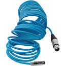 Kondor Blue Mini-XLR Male to XLR Female Audio Cable for Canon C70 & BMPCC 6K/4K (Blue, 25')