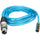 Kondor Blue Mini-XLR to XLR Female Cable for BMPCC 6K Pro & Canon C70 (Blue, 10')