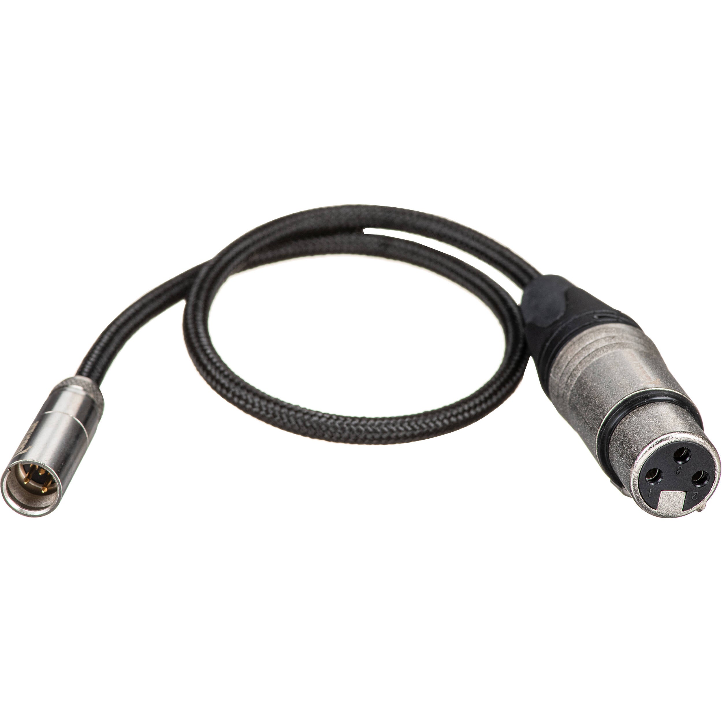Kondor Blue Mini-XLR Male to XLR Female Audio Cable for Canon C70 & BMPCC 6K/4K (Black, 16")