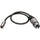 Kondor Blue Mini-XLR Male to XLR Female Audio Cable for Canon C70 & BMPCC 6K/4K (Black, 16")