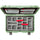 Nanuk 935 Waelled Hard Utility Case avec insert de diviseur rembourré et organisateur de couvercle (SAGE)