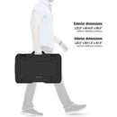 Nanuk 935 Étui utilitaire dur à roues avec insert de diviseur rembourré et organisateur de couvercle (Cyan Blue)