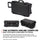 Nanuk 935 Waelled Hard Utility Case avec insert de diviseur rembourré et organisateur de couvercle (SAGE)