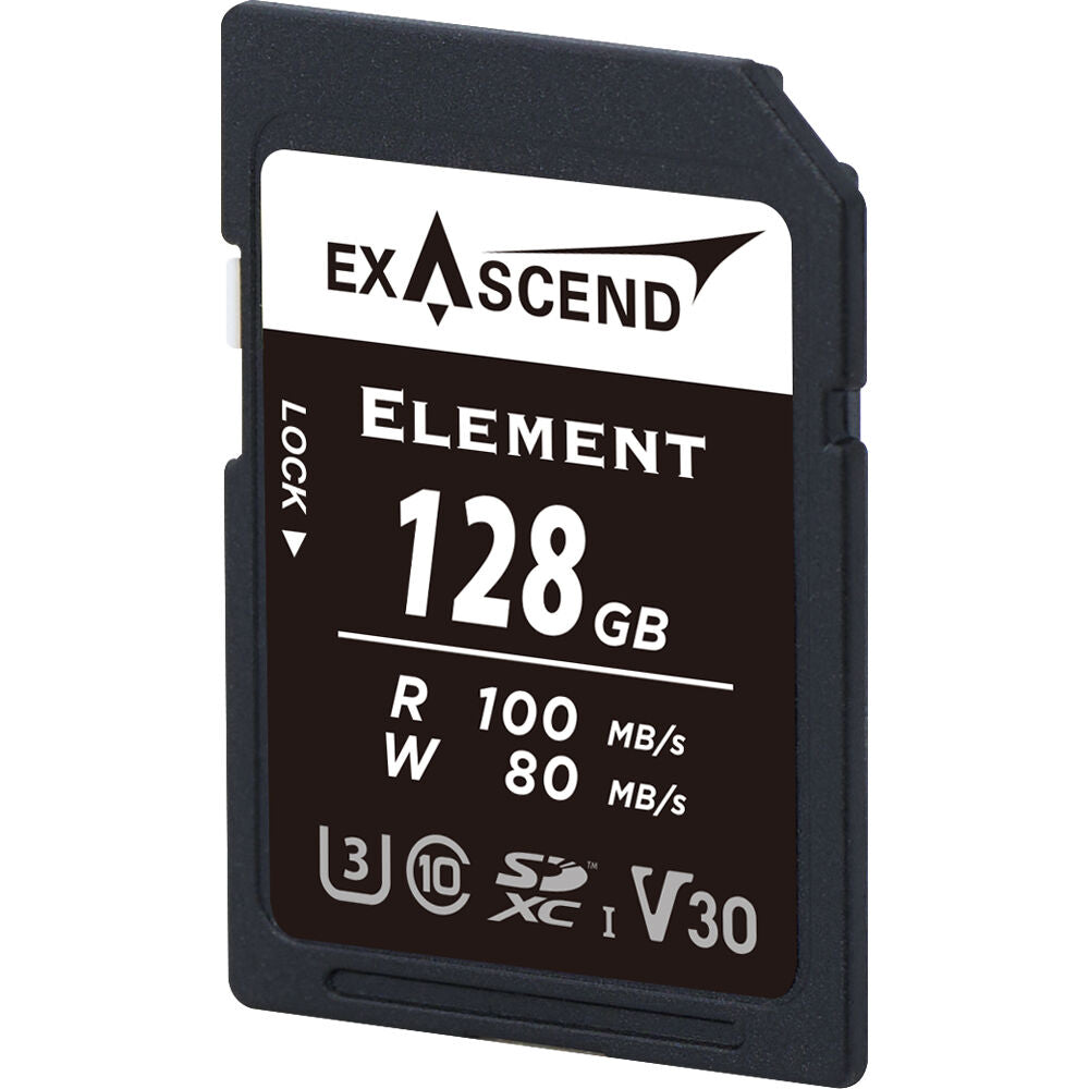 Exascend 128GB Element UHS-I SDXC Memory Card