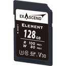 Exascend 128GB Element UHS-I SDXC Memory Card