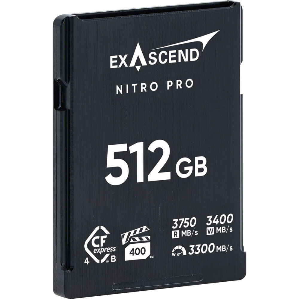 Exascend 512GB Nitro Pro CFexpress 4.0 Type B Memory Card