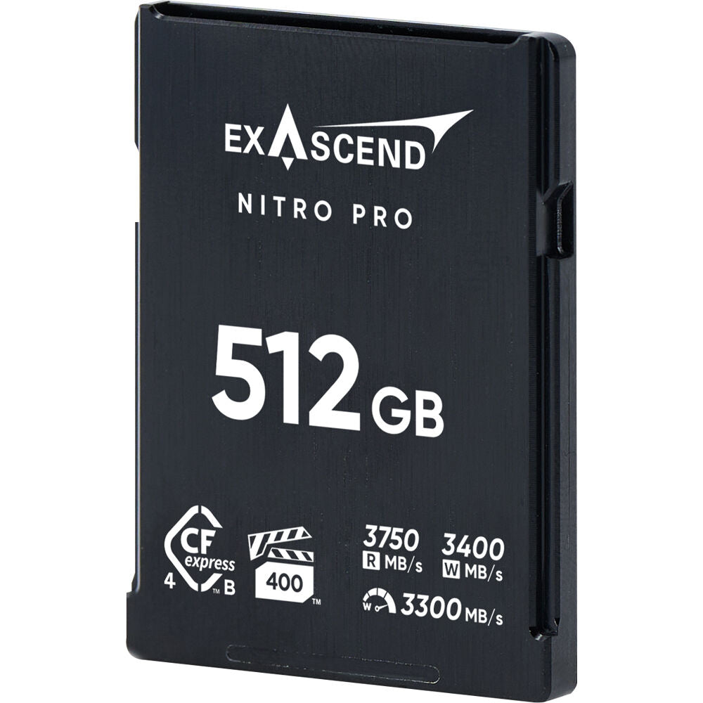 Exascend 512GB Nitro Pro CFexpress 4.0 Type B Memory Card