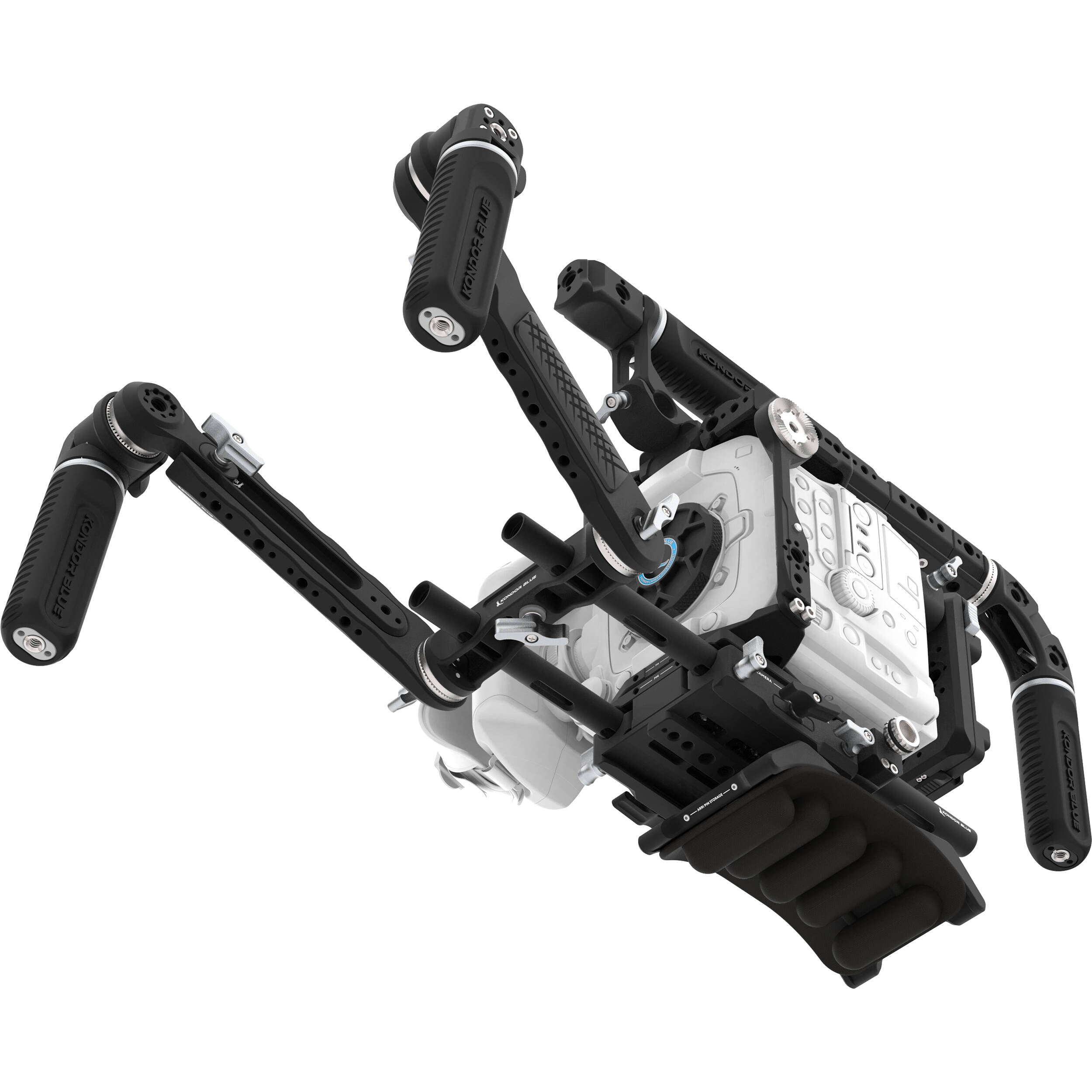Kondor Blue Ultimate Cage Rig with Battery Plate for Canon EOS C400 (Gold Mount, Raven Black)