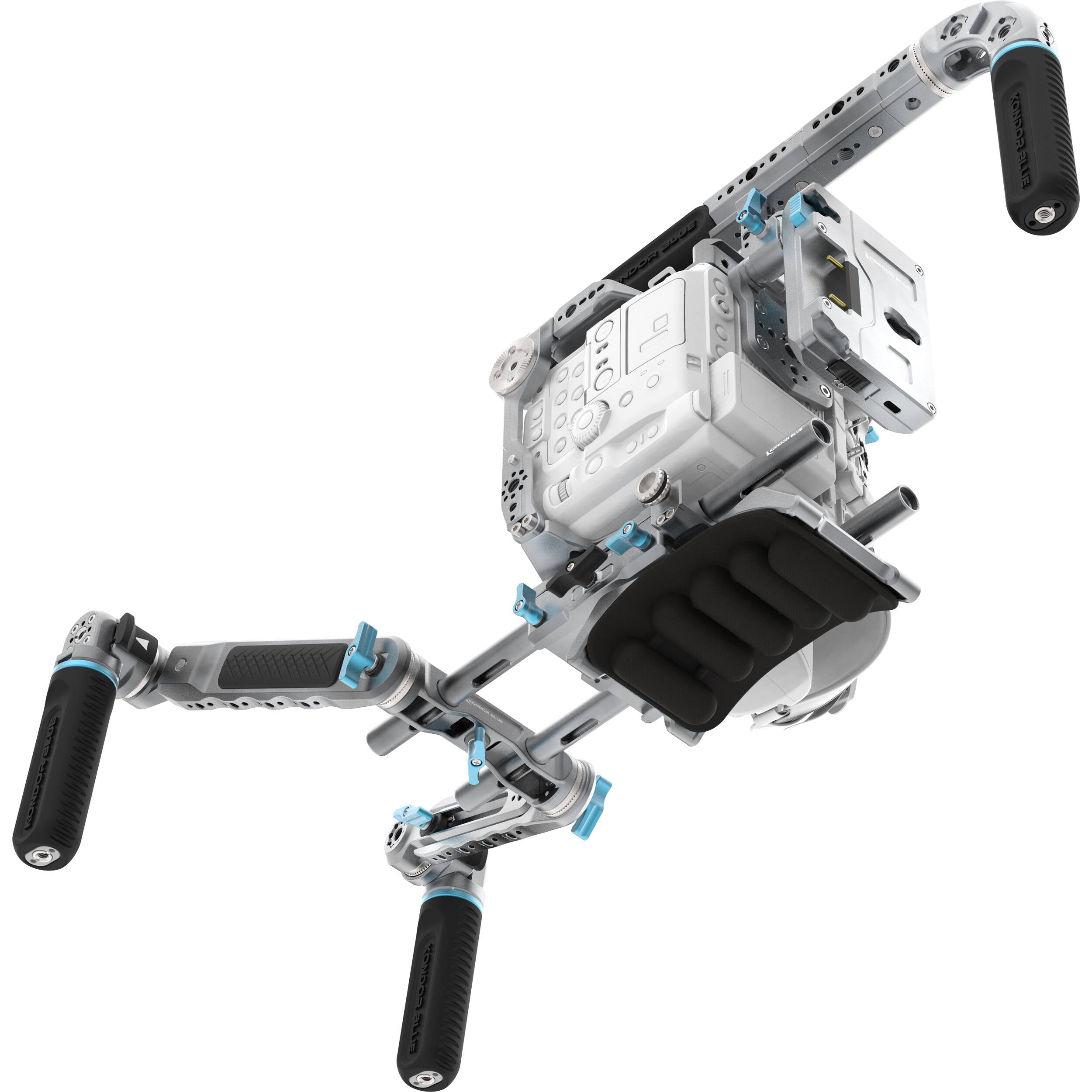 Kondor Blue Ultimate Cage Rig with Battery Plate for Canon EOS C400 (Gold Mount, Space Gray)