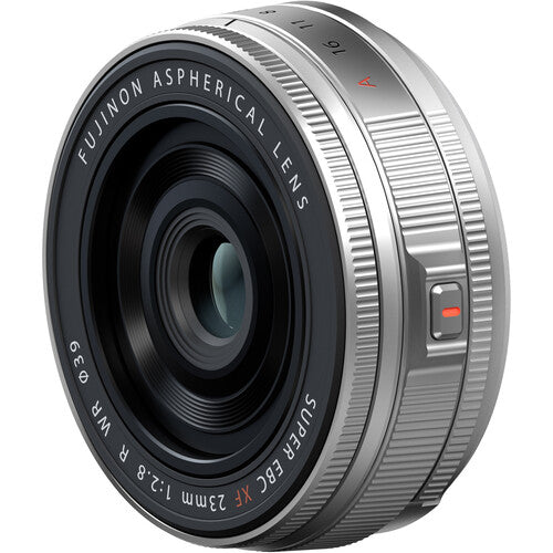FUJIFILM 富士フイルム XF23mmF2.8 R WR シルバー Fujifilm FUJINON XF23mmF2.8 R WR Lens - Silver