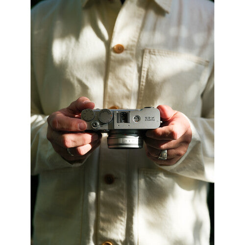 FUJIFILM X-E5 Mirrorless Camera Body, with XF23mmF2.8 Lens Kit - Silver