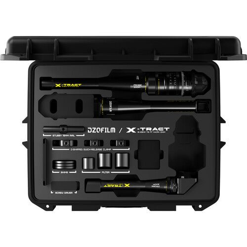 DZOFILM X-TRAT 18-28MM T8 FF Zoom de sonde détachable avec boîtier (0, 90 et 360, Arri PL, métrique)