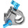 Kondor Blue 19mm Rod to NATO Clamp (Space Gray)