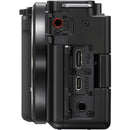 Sony ZV-E10 Mirrorless Camera with 16-50mm f/3.5-5.6 II Lens (Black)