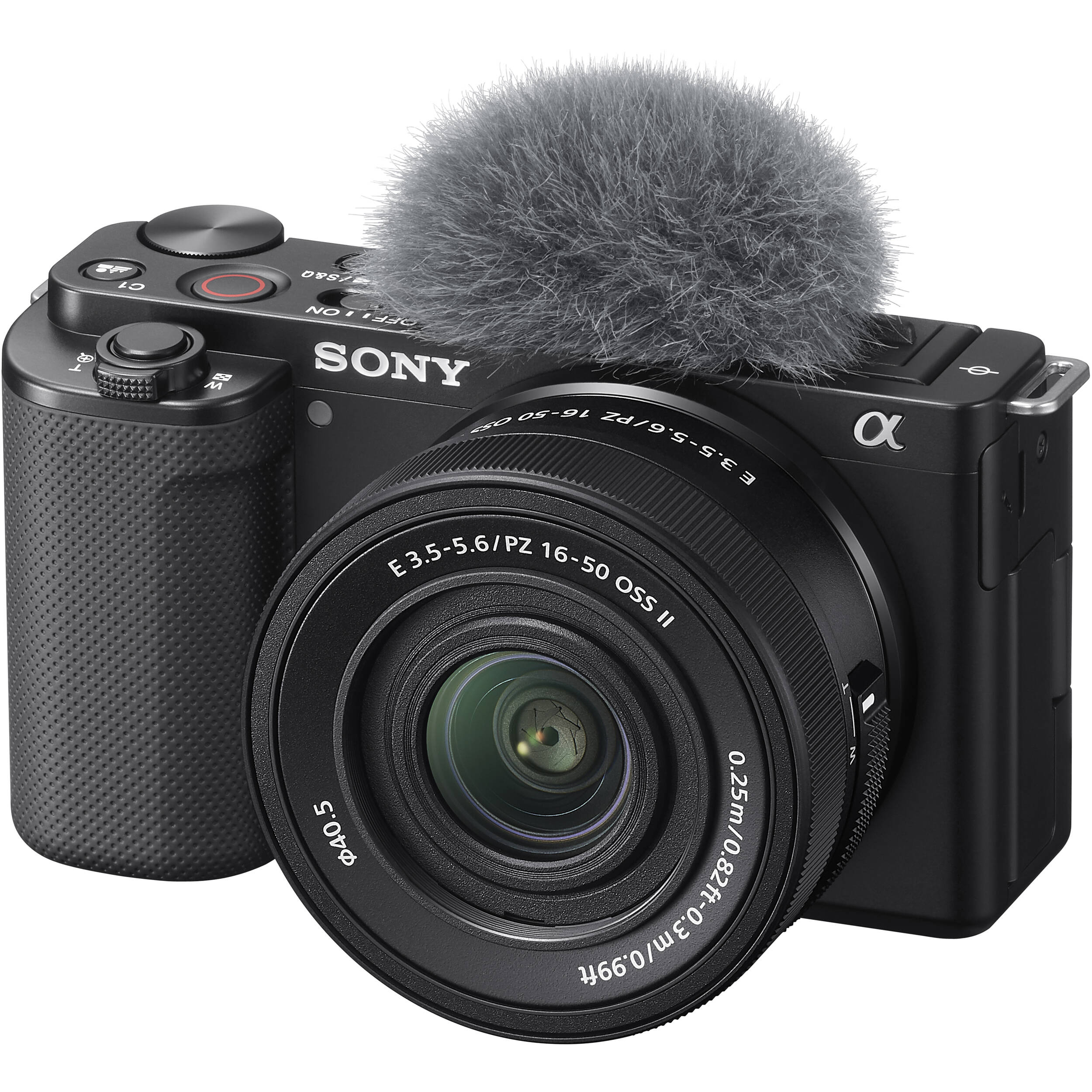 Sony ZV-E10 Mirrorless Camera with 16-50mm f/3.5-5.6 II Lens (Black)