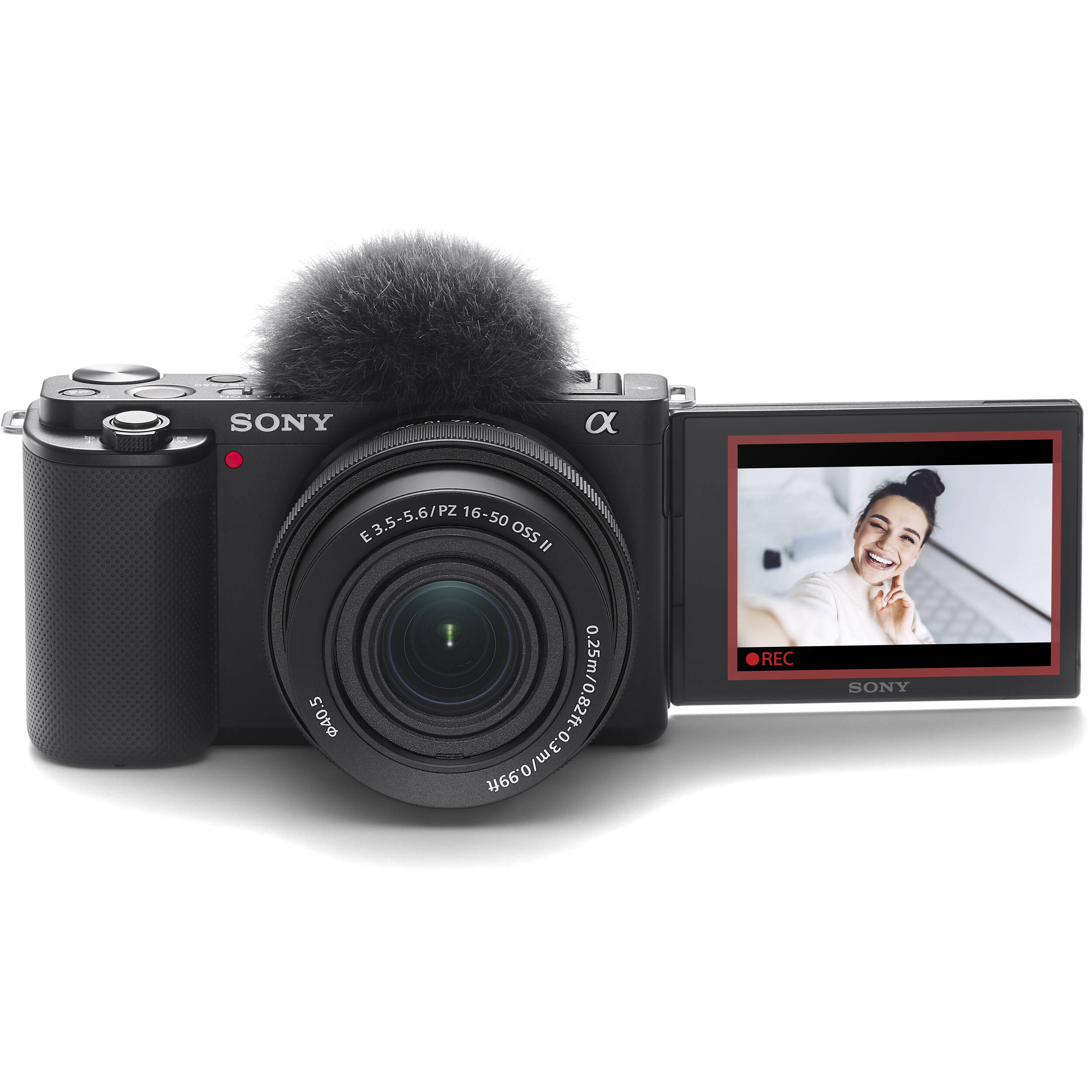 Sony ZV-E10 Mirrorless Camera with 16-50mm II Lens (Black)