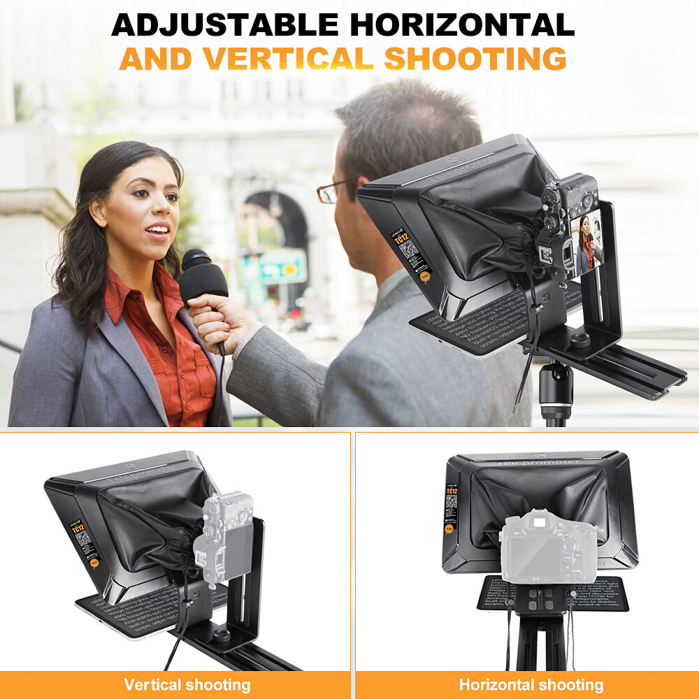 LENSGO TC12 Teleprompter for Smartphones and Cameras