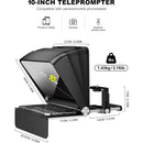 LENSGO TC7II Portable Teleprompter for Cameras