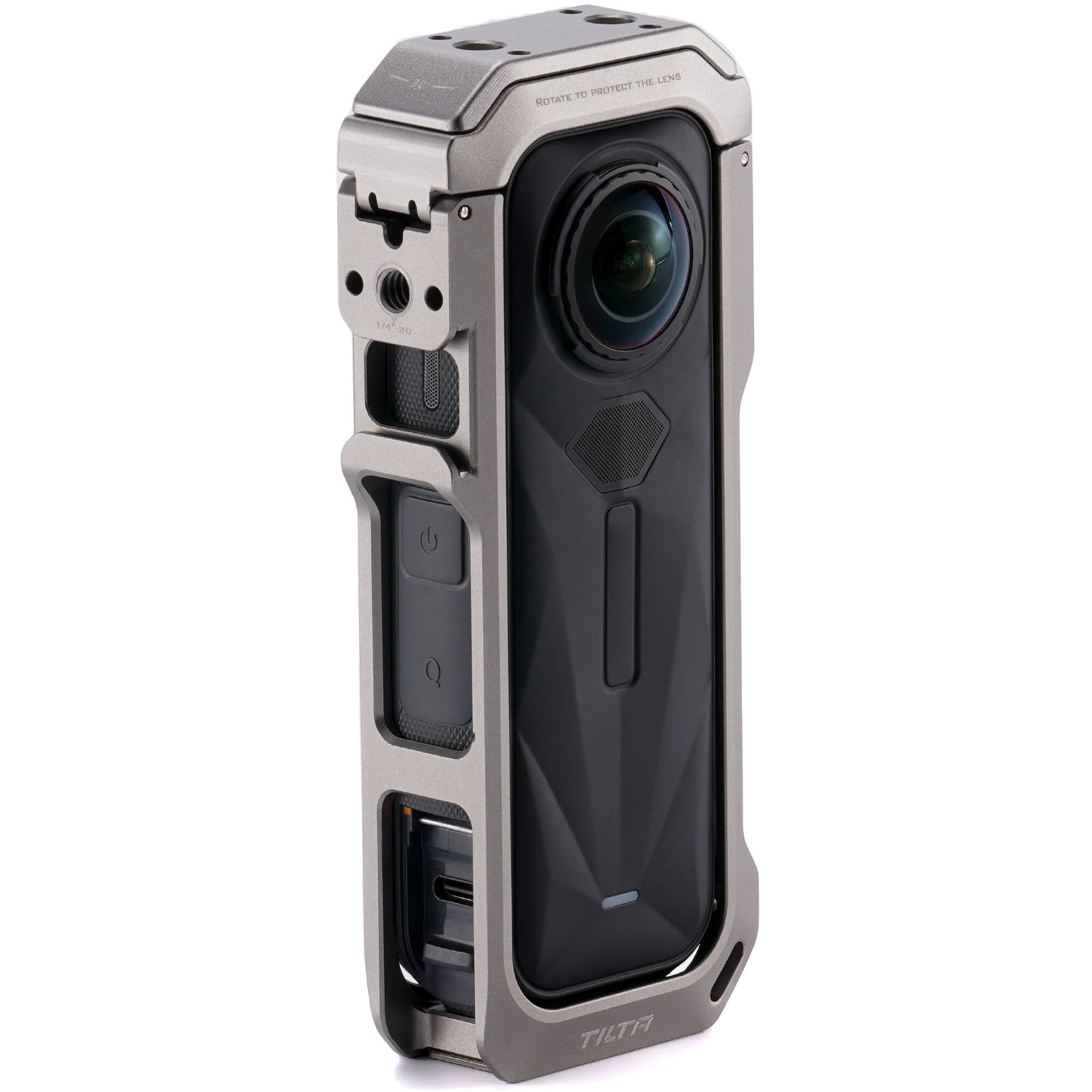 Tilta Full Camera Cage for Insta360 X5 (Titanium Gray)