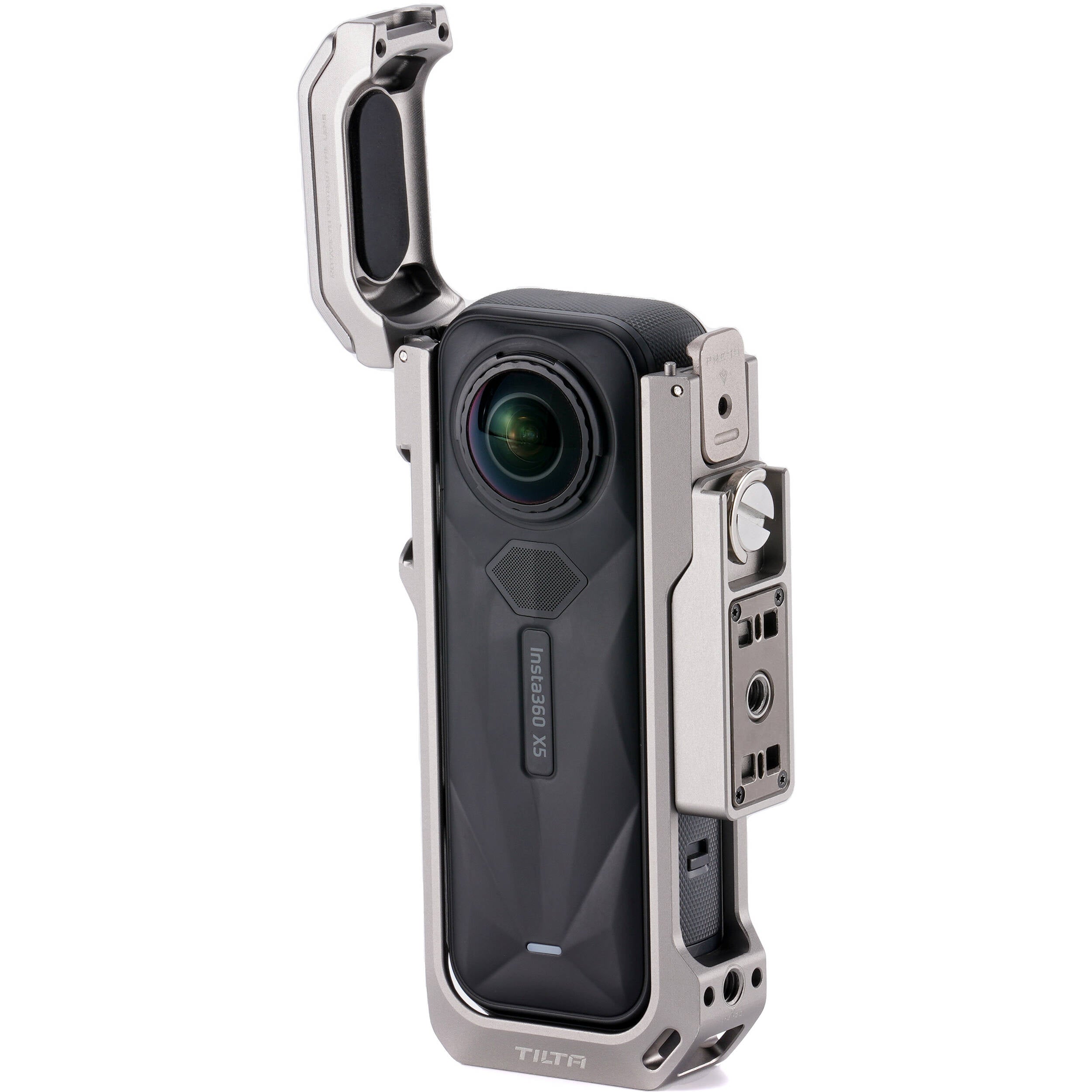 Tilta Horizontal Mounting Plate for Insta360 X5 Camera Cage (Titanium Gray)