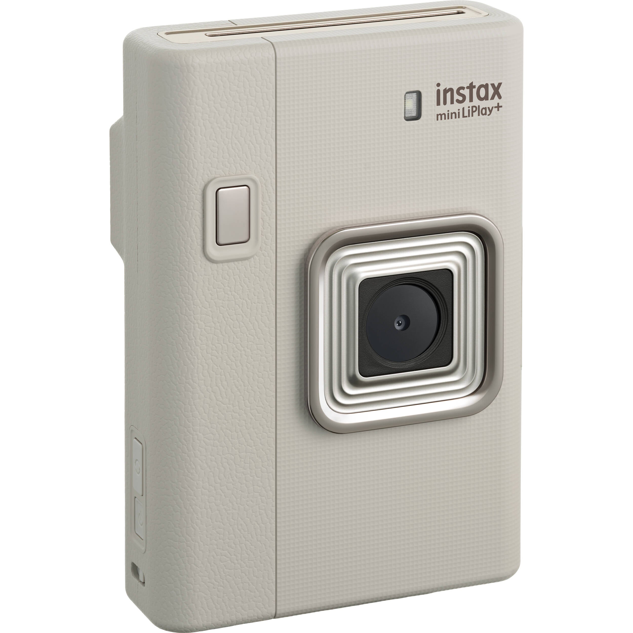 FUJIFILM instax mini LiPlay+ Hybrid Instant Camera (Sand Beige)