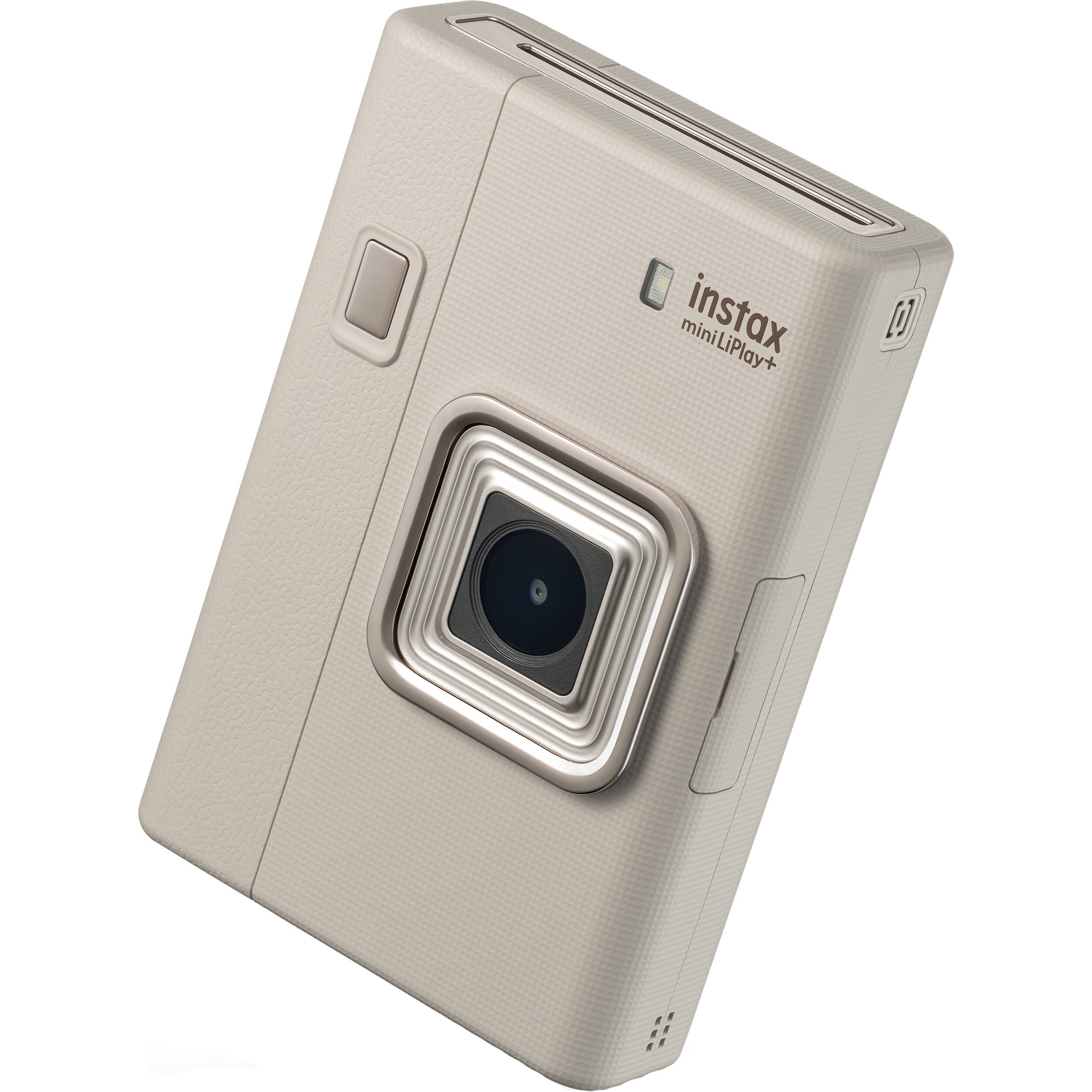 FUJIFILM instax mini LiPlay+ Hybrid Instant Camera (Sand Beige)