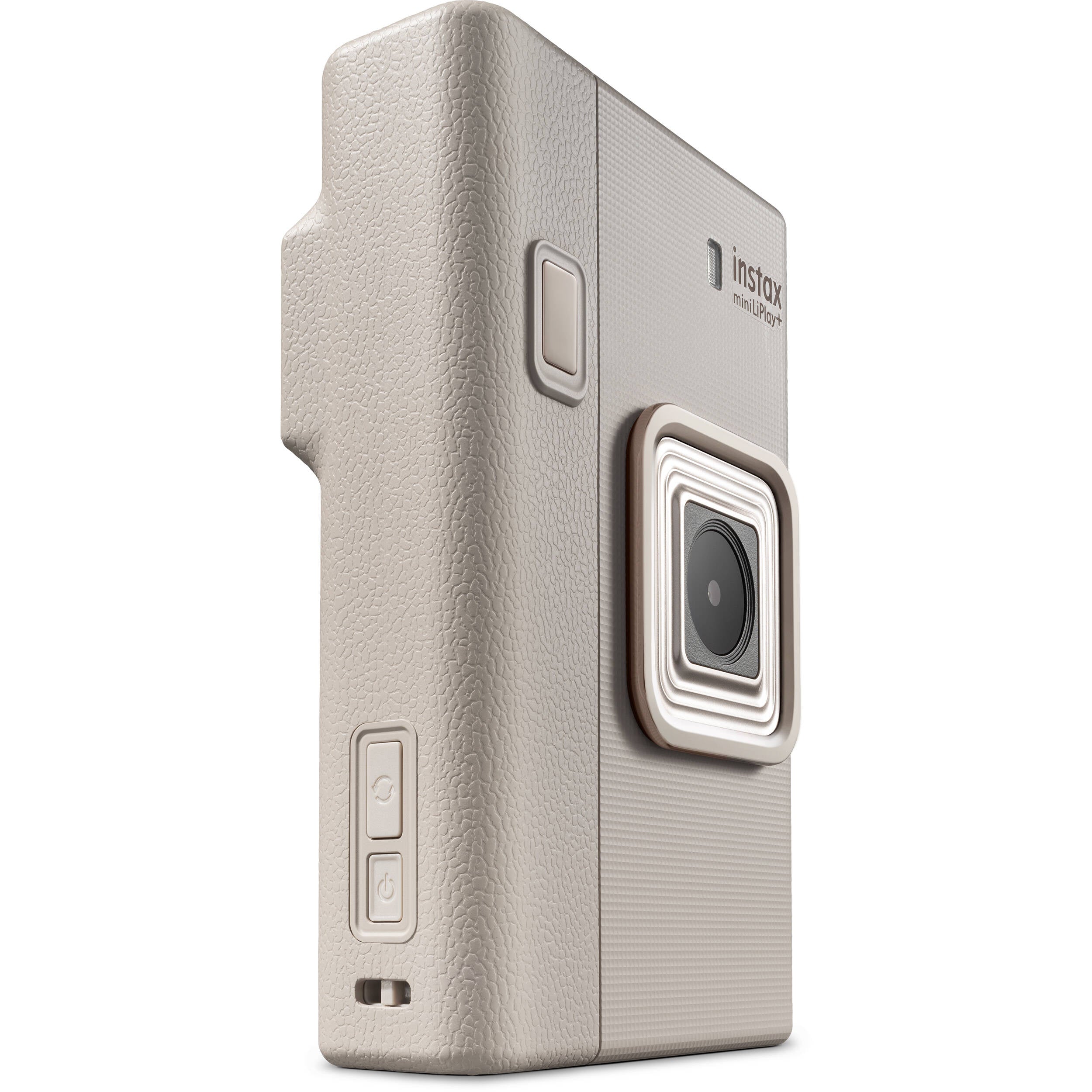 FUJIFILM instax mini LiPlay+ Hybrid Instant Camera (Sand Beige)