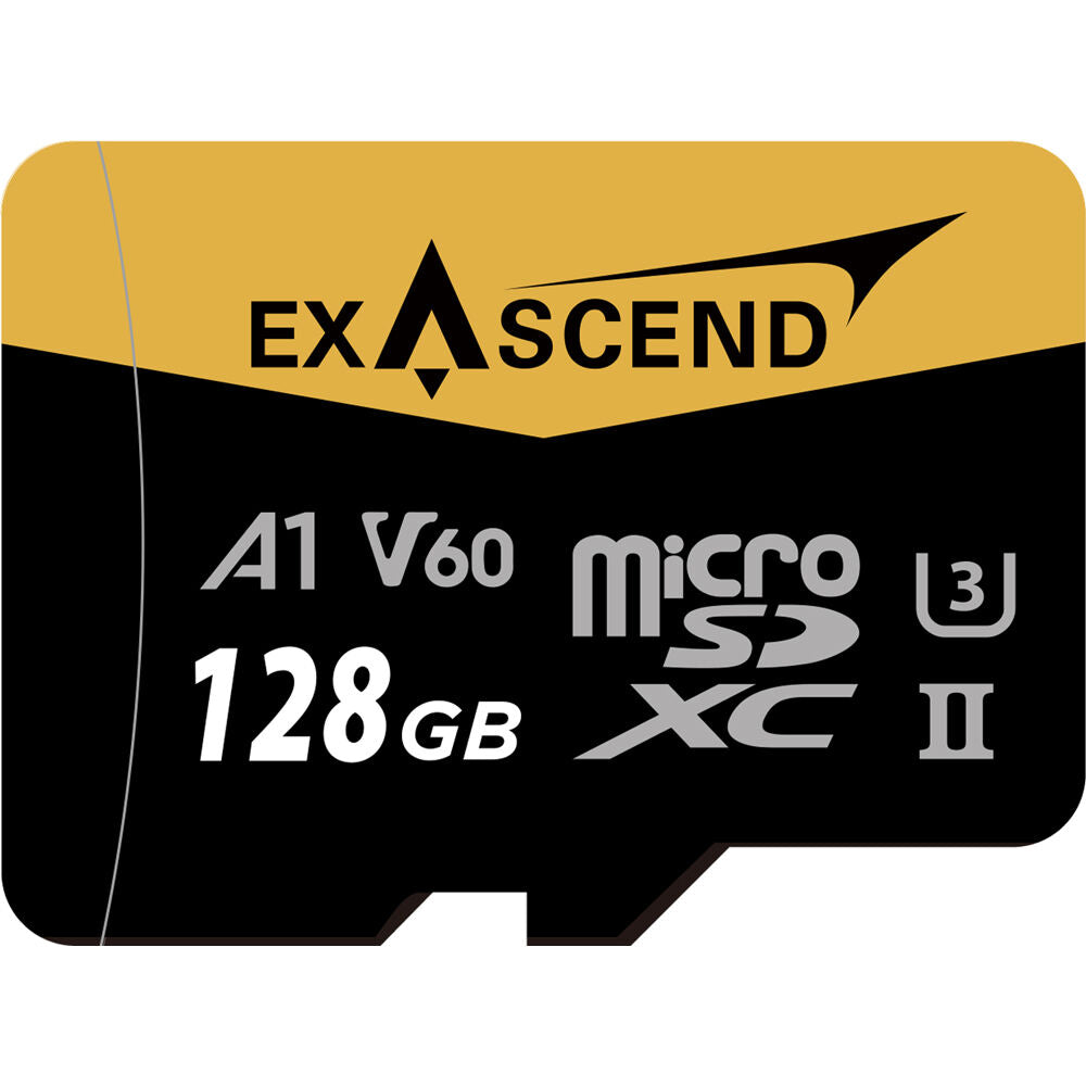 Exascend 128GB Catalyst UHS-II microSDXC Memory Card with SD Adapter