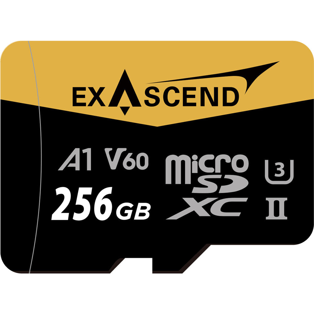 Exascend 256GB Catalyst UHS-II microSDXC Memory Card with SD Adapter