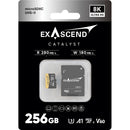 Exascend 256GB Catalyst UHS-II microSDXC Memory Card with SD Adapter