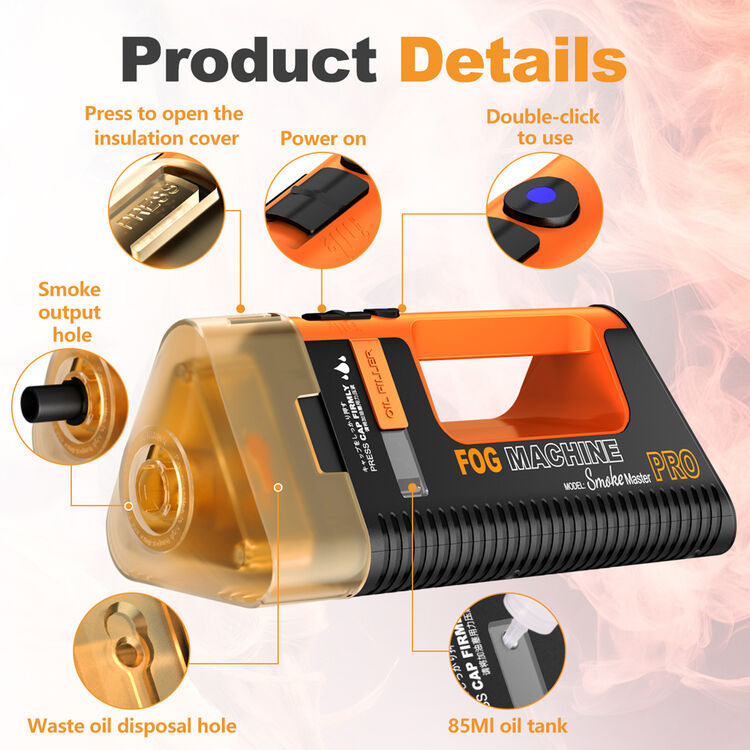 LENSGO Smoke Master PRO Machine à brouillard portable Machine à brouillard Smoke Master Pro