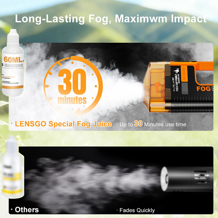 LENSGO Smoke Master PRO Machine à brouillard portable Machine à brouillard Smoke Master Pro