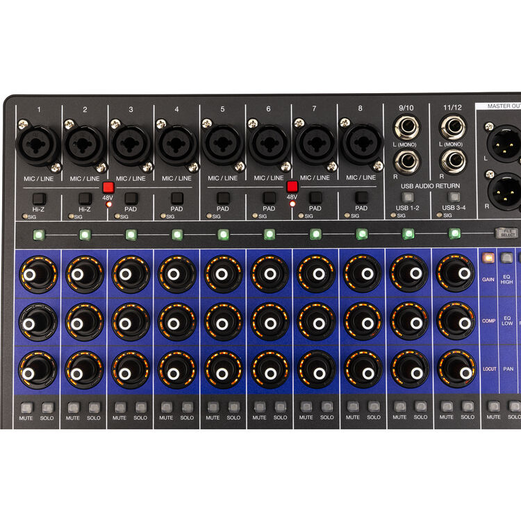 Zoom LiveTrak L12next 14x4 Digital Mixer and Recorder