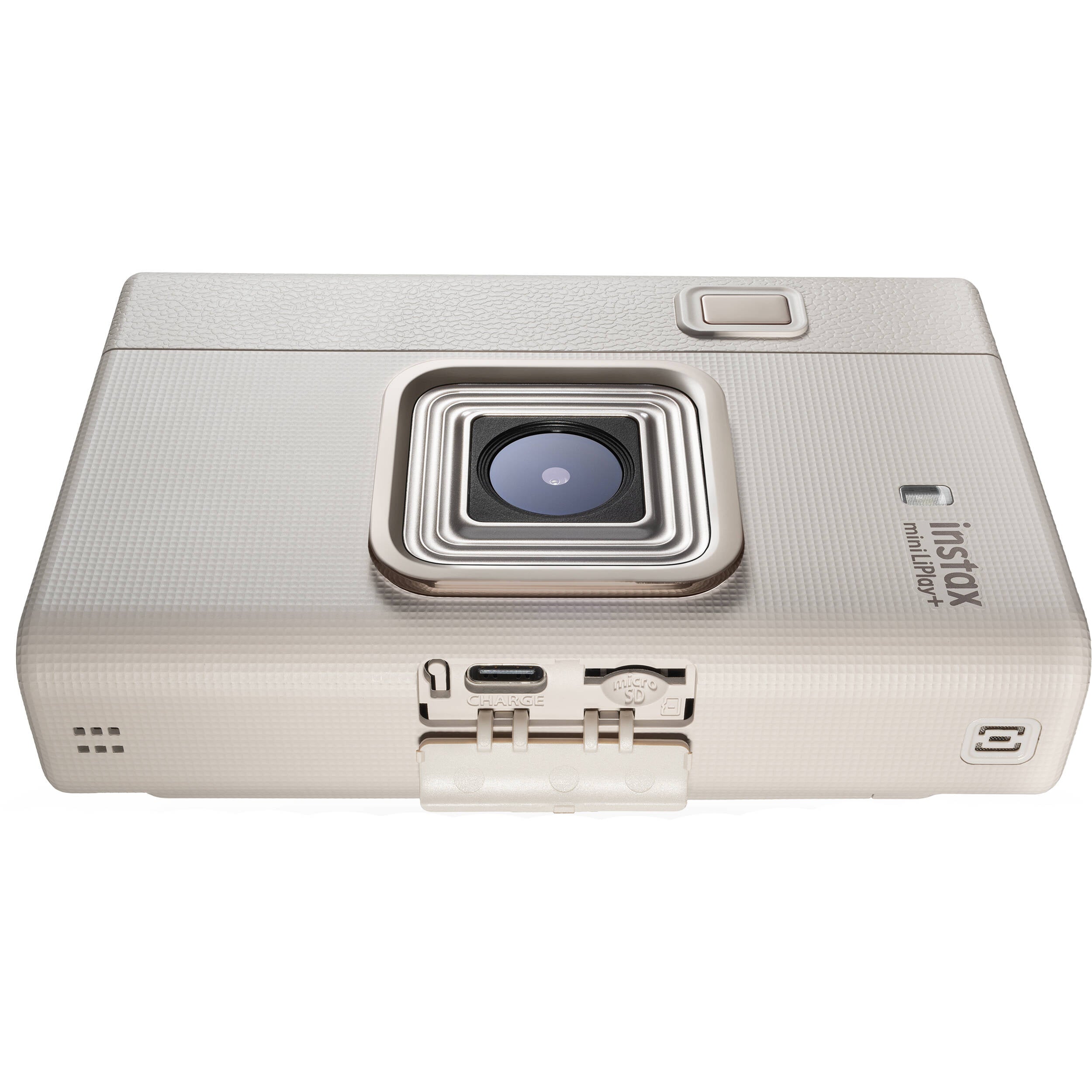 FUJIFILM instax mini LiPlay+ Hybrid Instant Camera (Sand Beige)